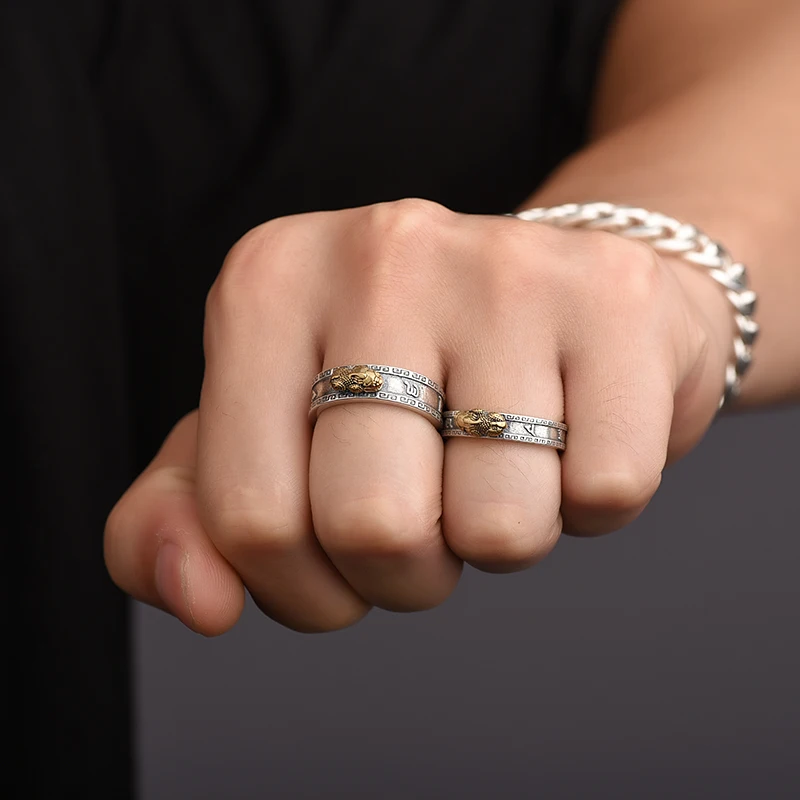 Trendy S925 Silver Pixiu Ring