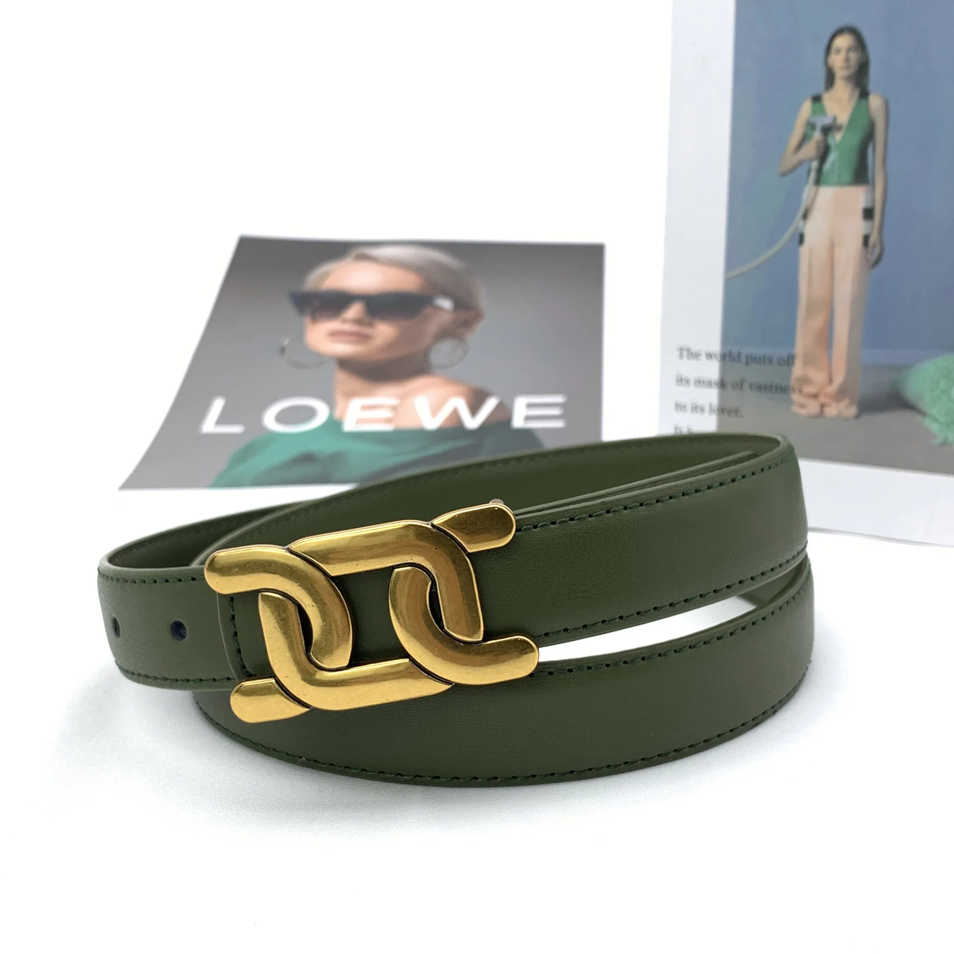 Smooth Metal Buckle Fashion Casual Belts
