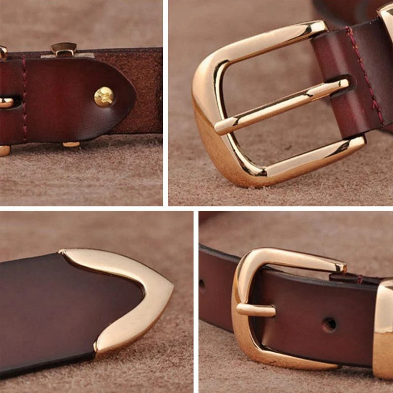 Women's Genuine Leather Belts for Jeans