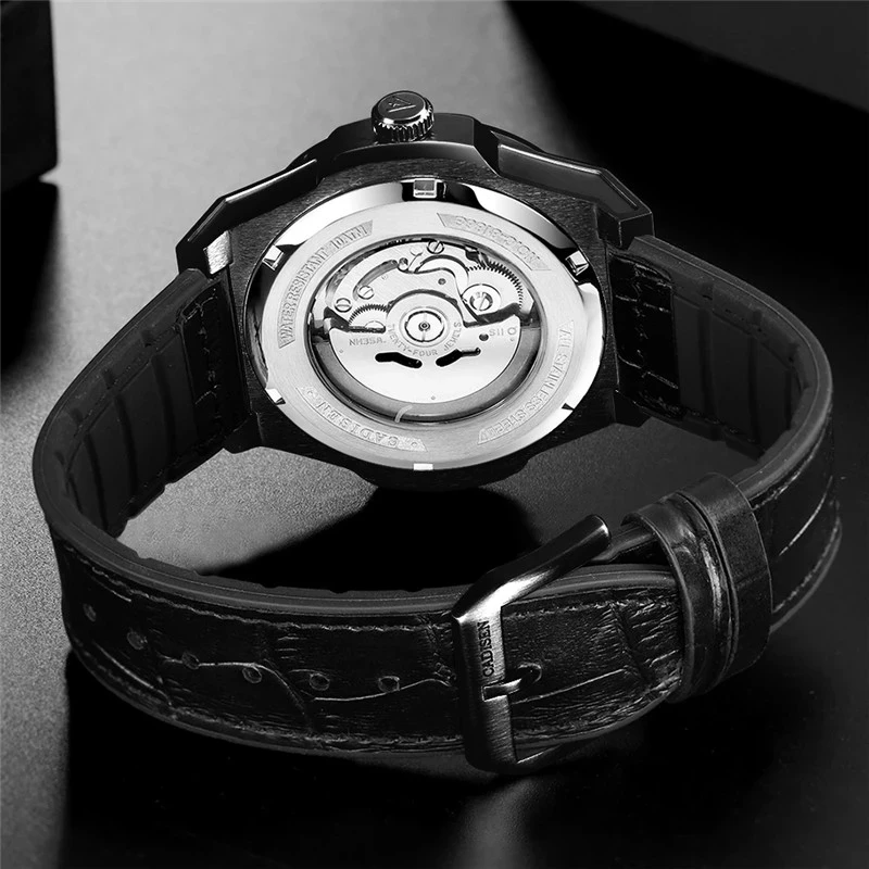 New CADISEN Carbon Fiber Watch
