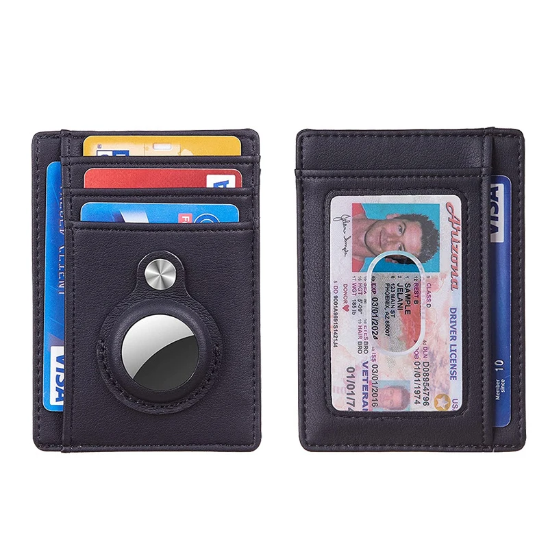 Apple Airtag Card Holders Front Pocket Wallet Card