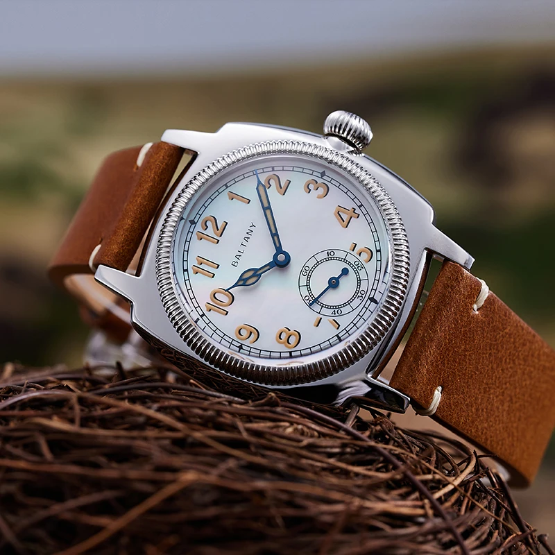 Baltany Vintage Dress Watch MOP Dial