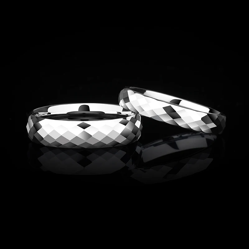 Tungsten Couple Rings High Polished Wedding Bands