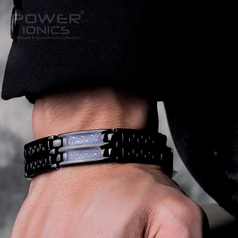Power Ionics Magnetic Therapy Bracelets Carbon Fiber