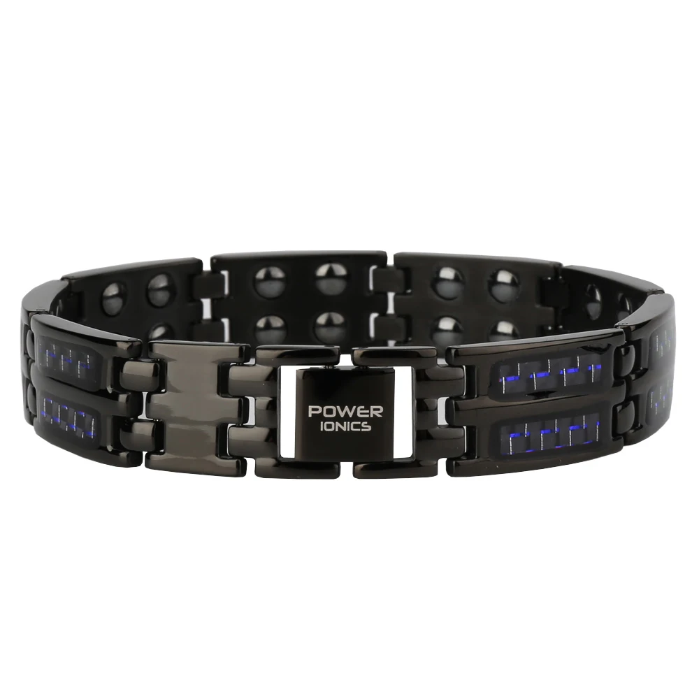 Power Ionics Magnetic Therapy Bracelets Carbon Fiber