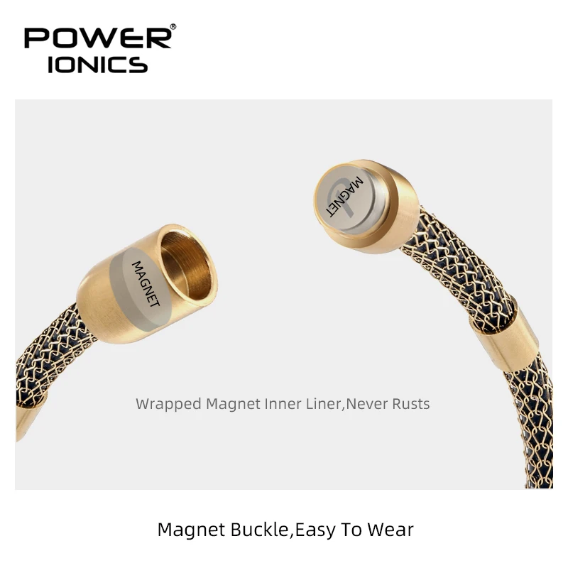 Power Ion Balance 316 Steel Mesh Bracelets
