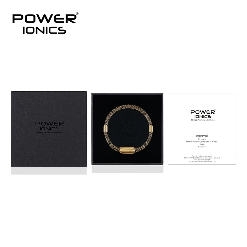 Power Ion Balance 316 Steel Mesh Bracelets