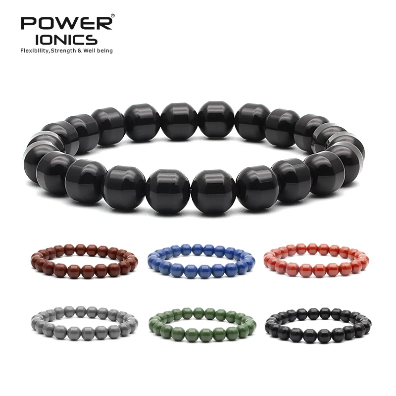 Power Tourmaline Beads Bracelet Balance Energy Wristbands