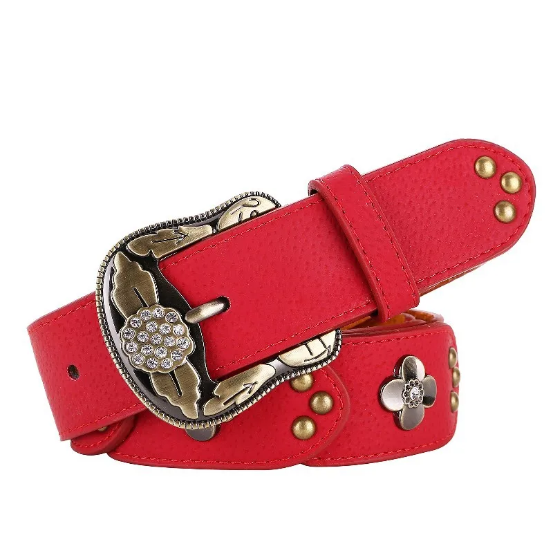 Fashion Casual Women Leather Dress Belt