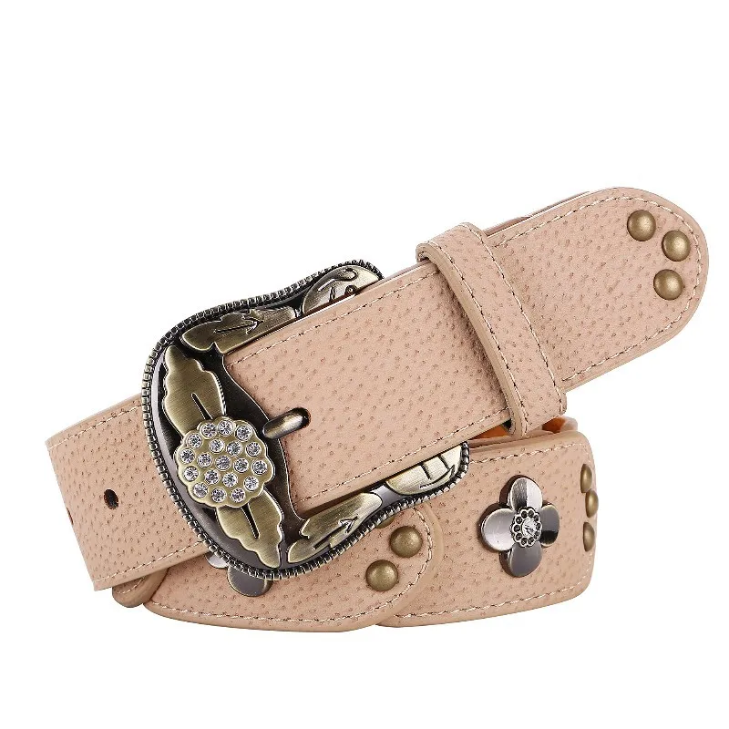 Fashion Casual Women Leather Dress Belt