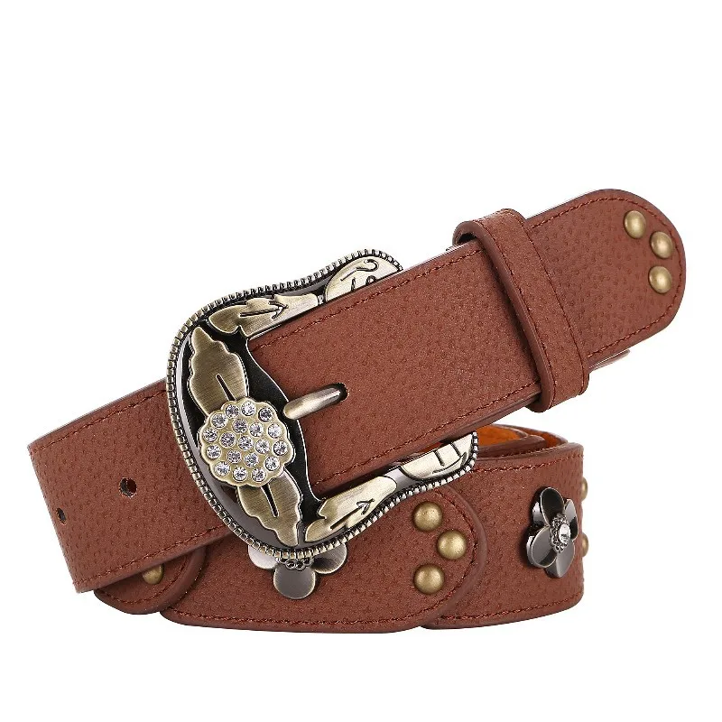 Fashion Casual Women Leather Dress Belt