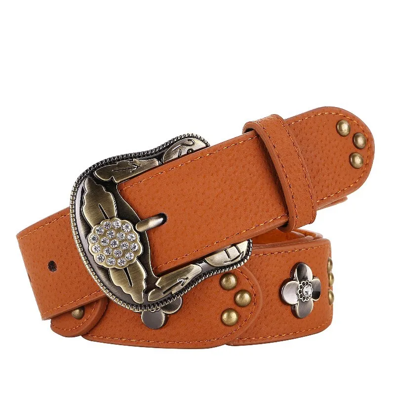 Fashion Casual Women Leather Dress Belt