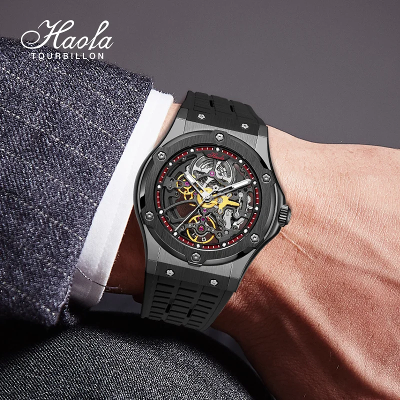 HAOFA 1913 Skeleton Watches 80 Hours Power Reserve