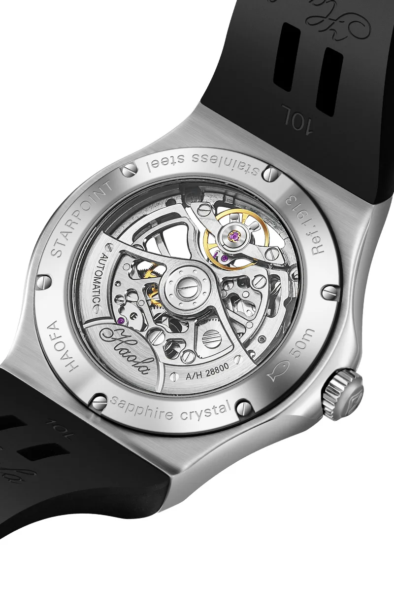 HAOFA 1913 Skeleton Watches 80 Hours Power Reserve
