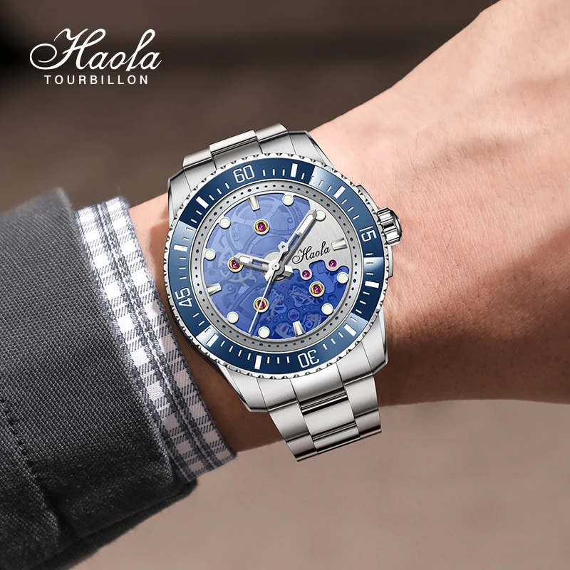 HAOFA Classic Automatic Mechanical Skeleton Watch