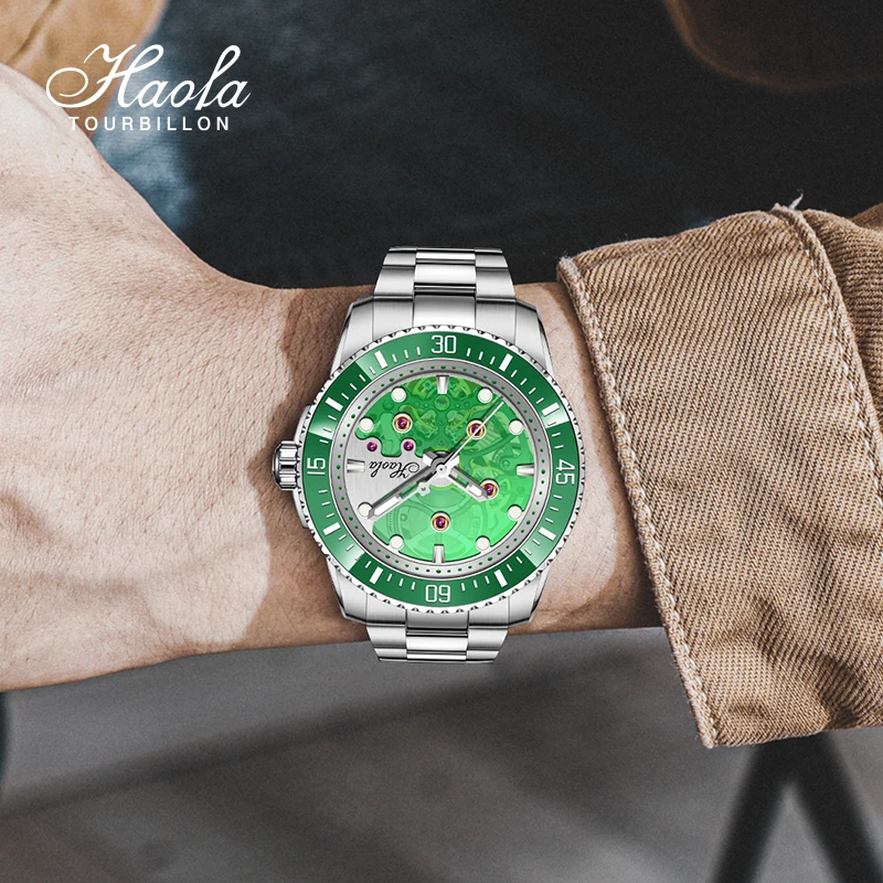HAOFA Classic Automatic Mechanical Skeleton Watch