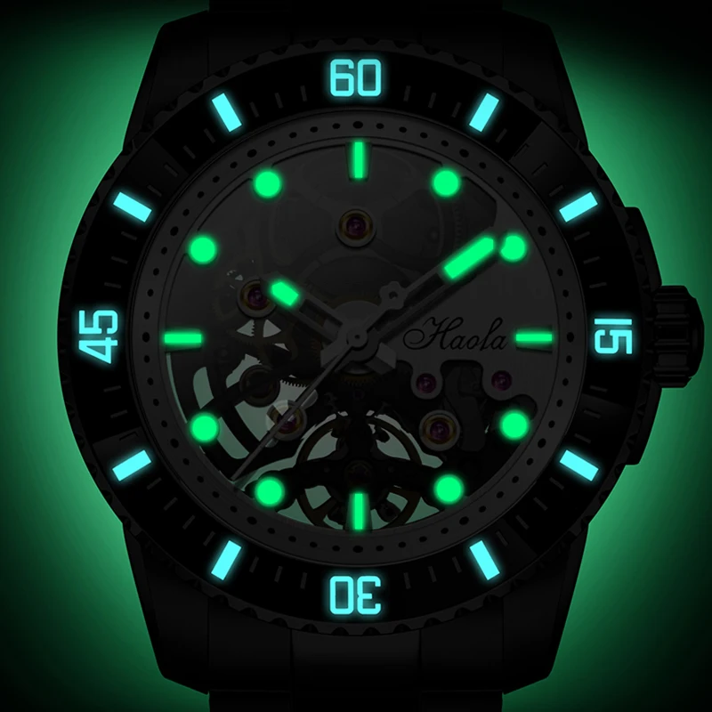 HAOFA Classic Automatic Mechanical Skeleton Watch
