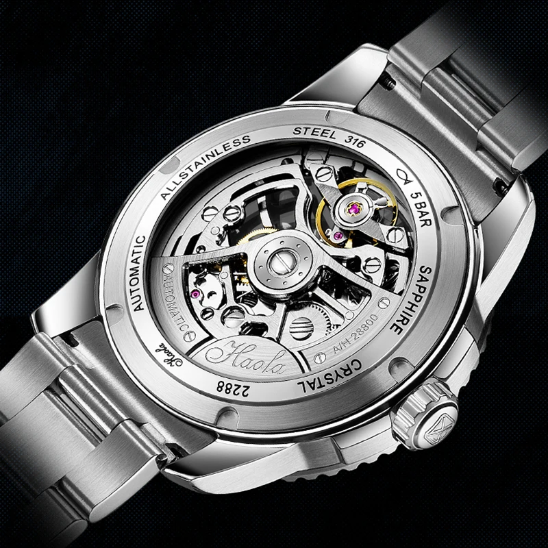 HAOFA Classic Automatic Mechanical Skeleton Watch