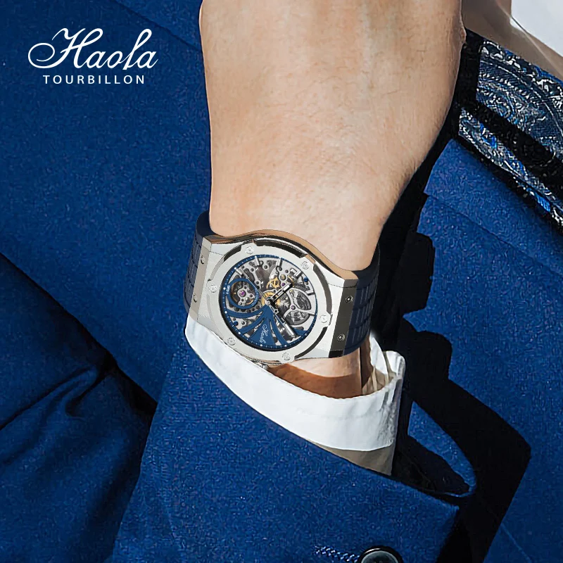 Trendy HAOFA Avant-Garde Skeleton Automatic Watch