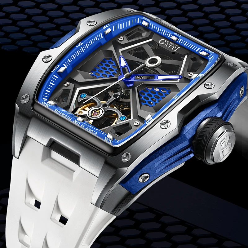 Unique Design Skeleton Sports BONEST GATTI Watch