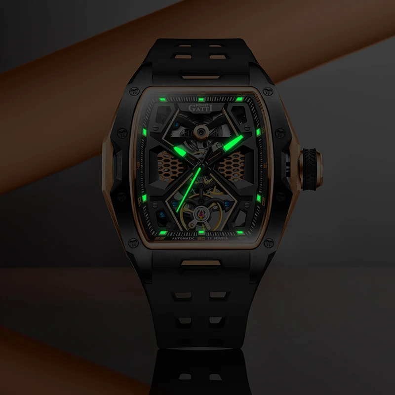 Unique Design Skeleton Sports BONEST GATTI Watch