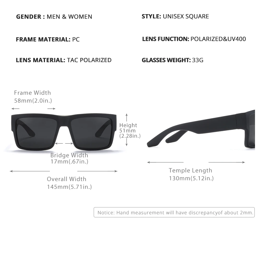 Brand New Cyrus Men HD Polarized Sports Sunglasses