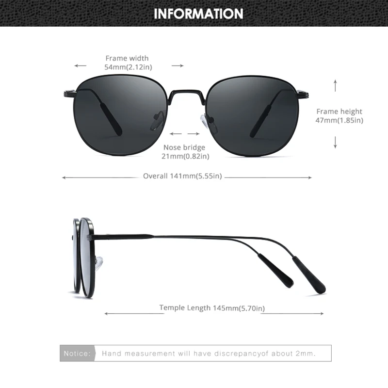 Retro Style Round Sunglasses for Women