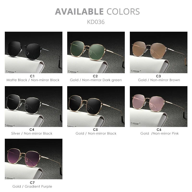 Retro Style Round Sunglasses for Women