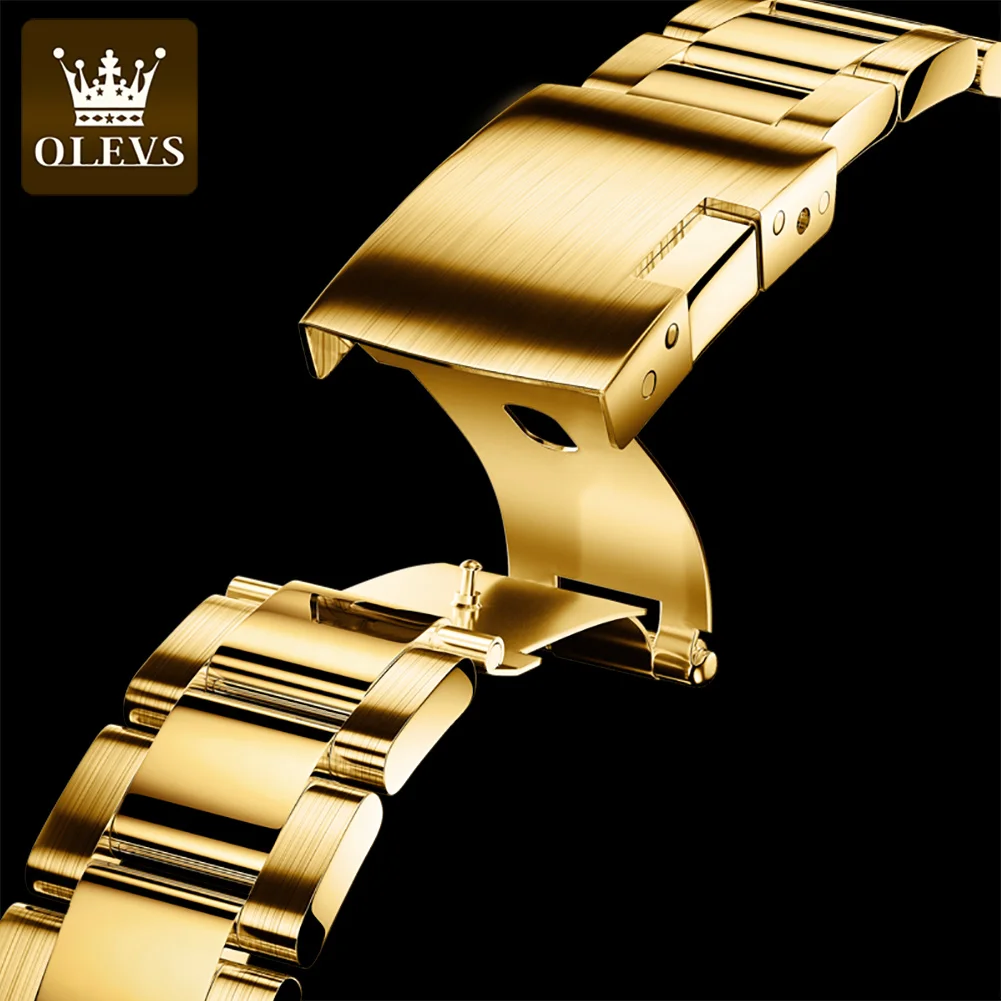 OLEVS Automatic Watch Chronograph Week Calendar
