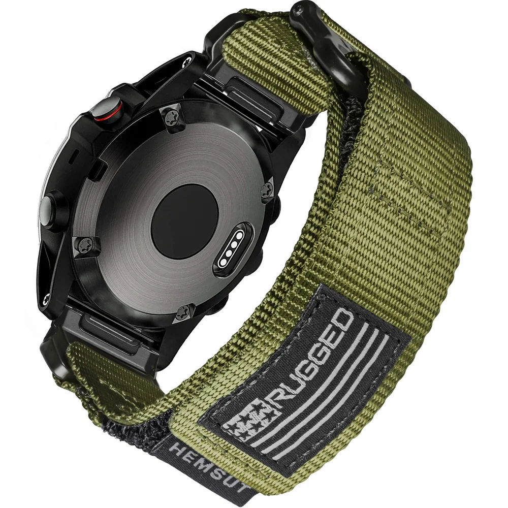 Durable Nylon Military Band for Garmin Watches