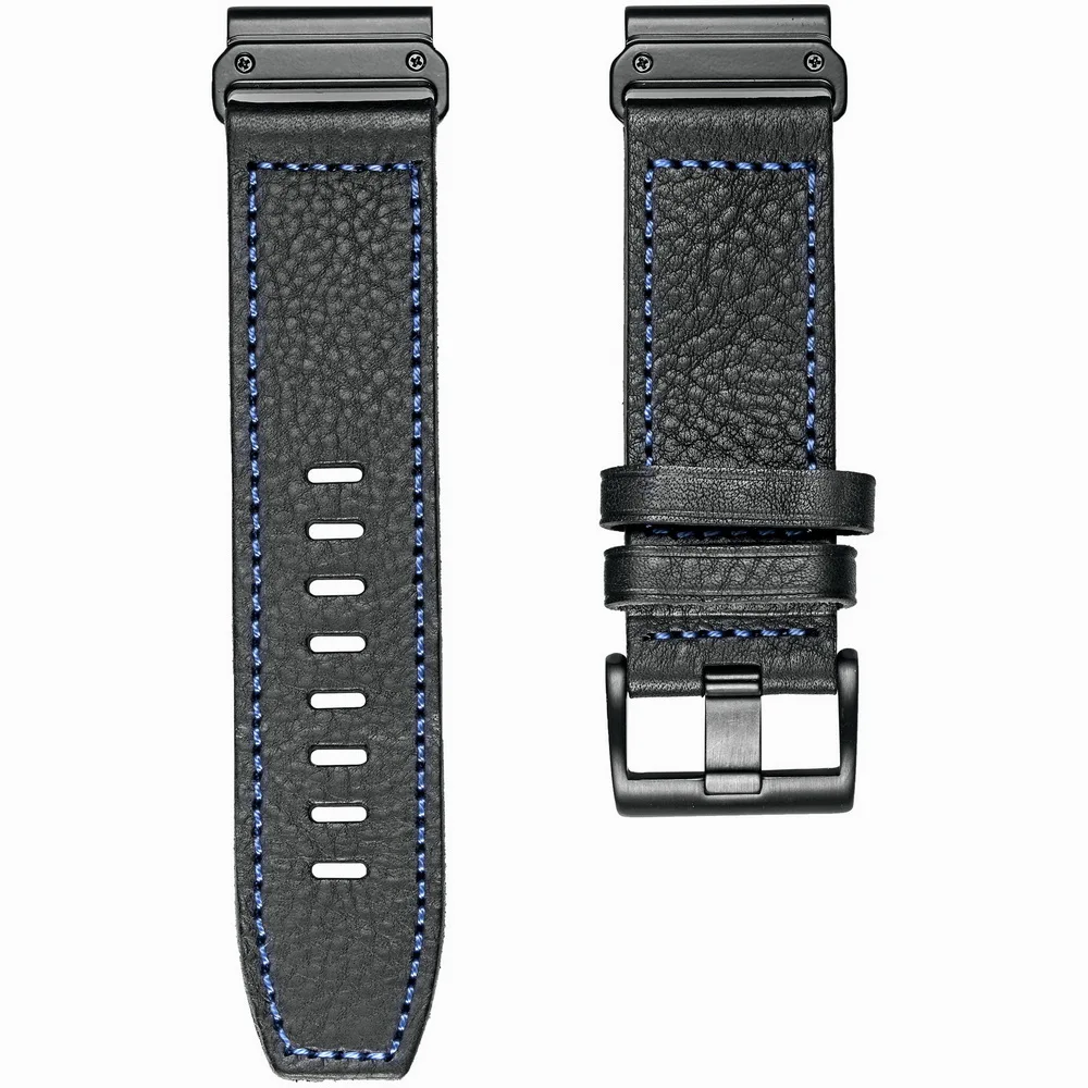 Genuine Cowhide Leather Band for Garmin Smartwatches