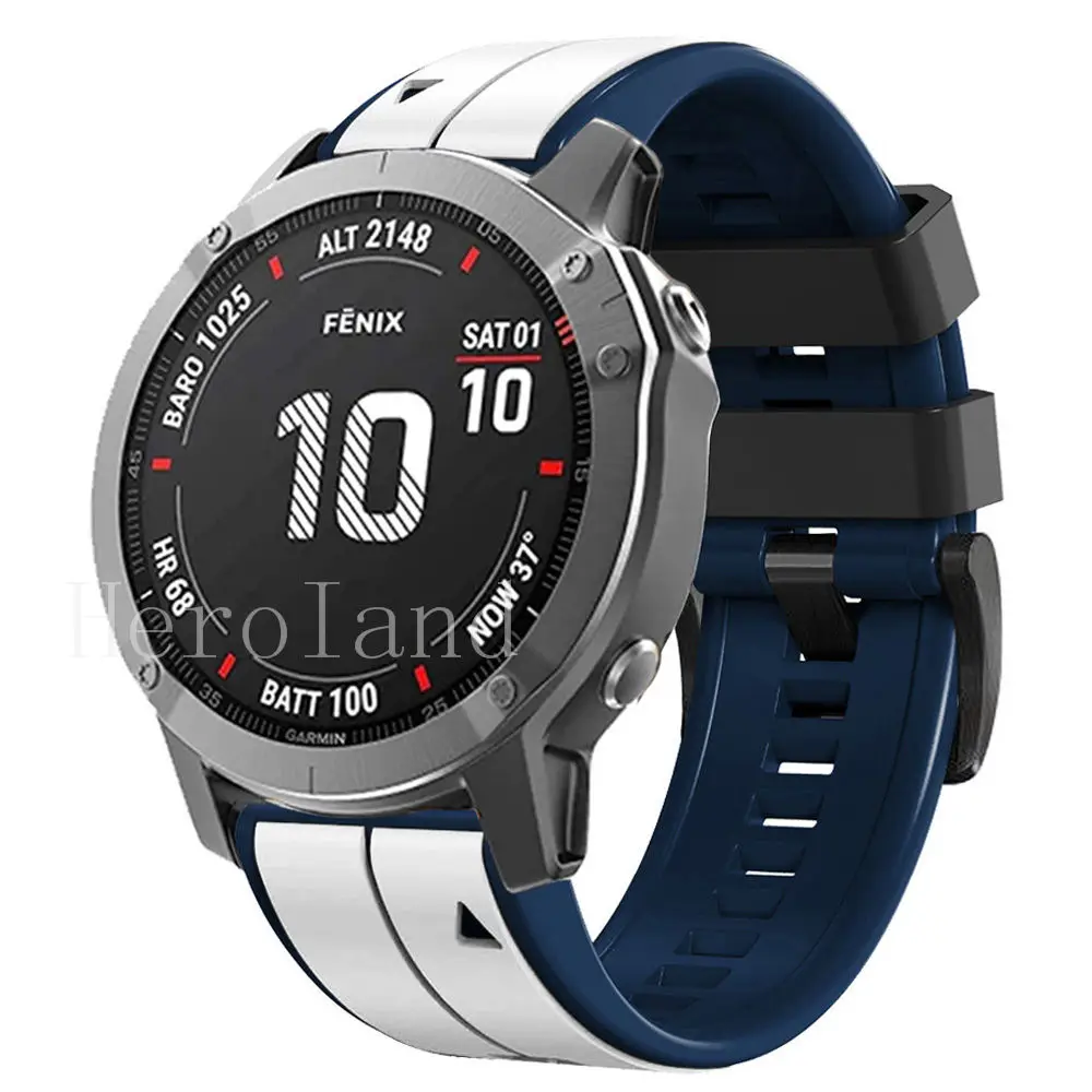 Silicone Watch Band Compatible with Garmin Fenix Forerunner