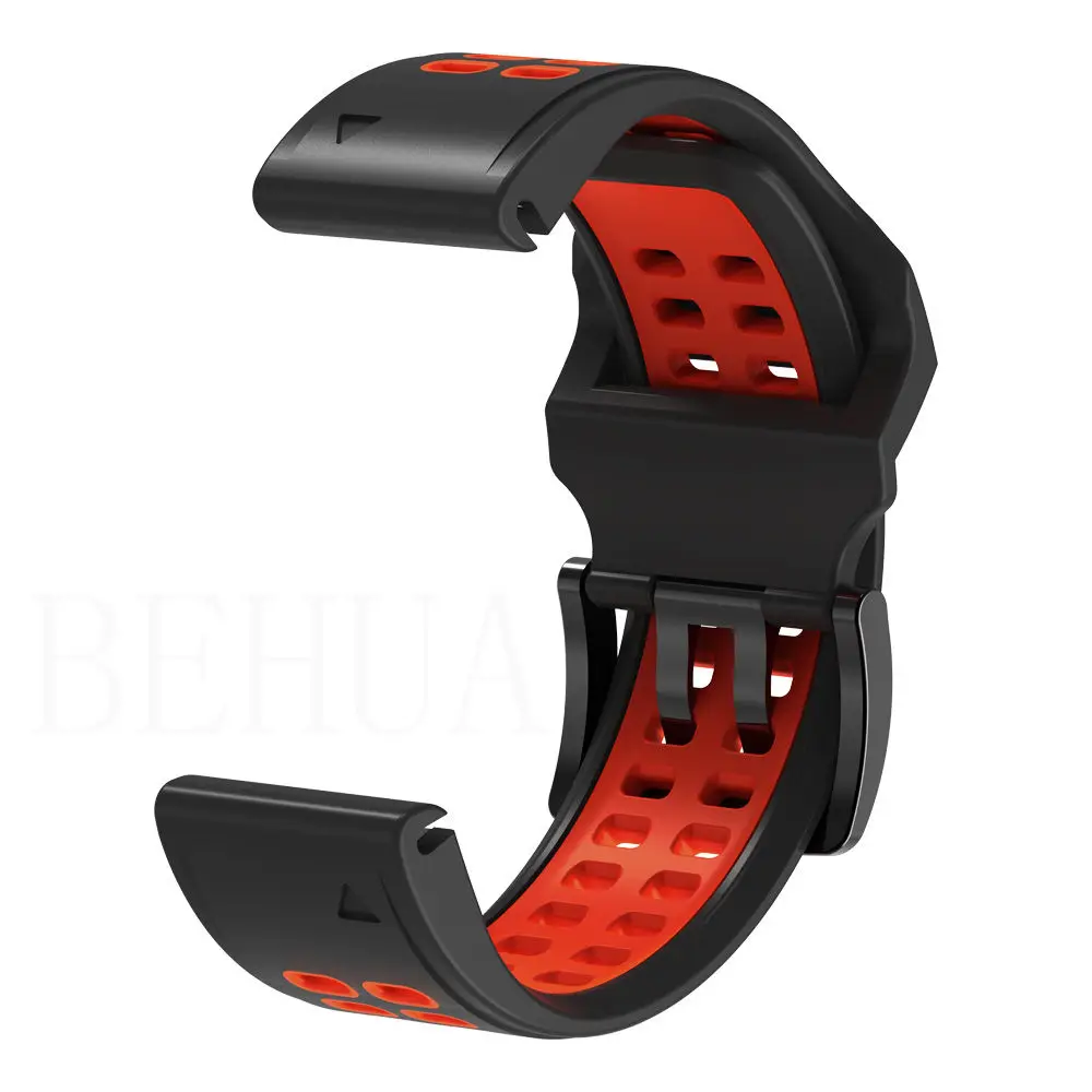 Silicone Watch Band Compatible with Garmin Fenix Forerunner