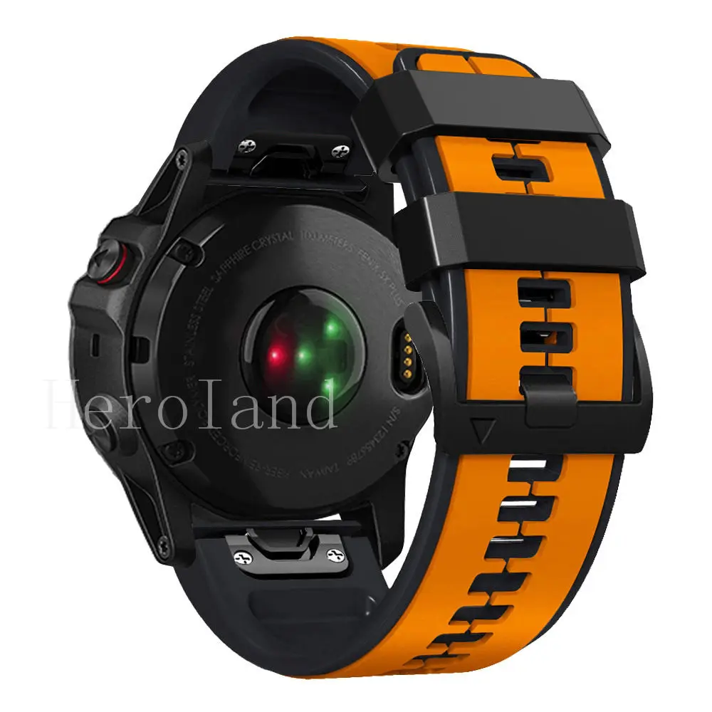 Silicone Watch Band Compatible with Garmin Fenix Forerunner