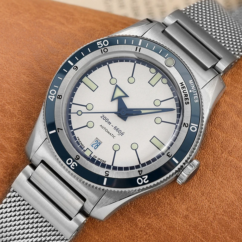 IPOSE 5303 PT5000 Automatic Dive Watch Sport Retro Style 200m