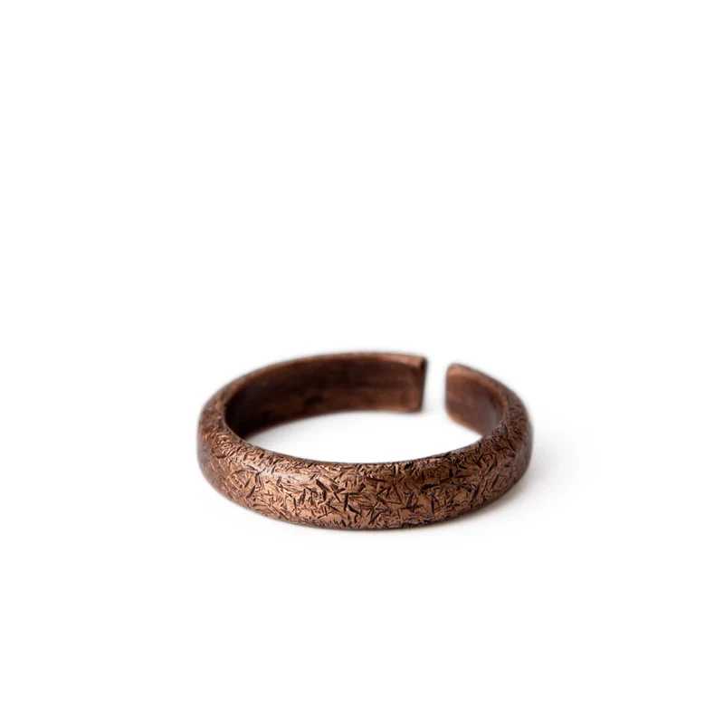 Handmade Vintage Copper Ring Adjustable Men Women