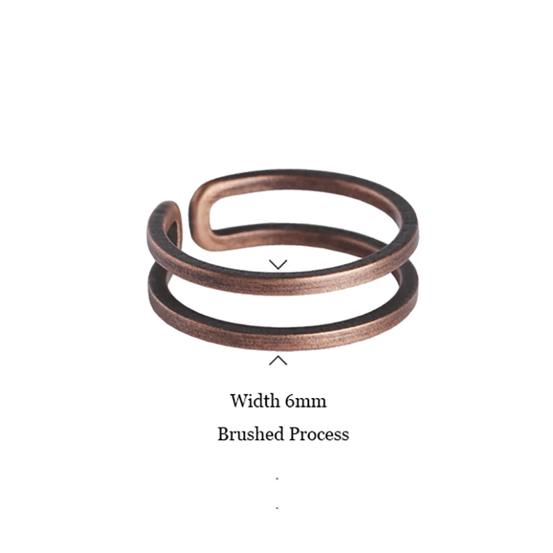 Handcrafted Copper Ring with a Unique Design