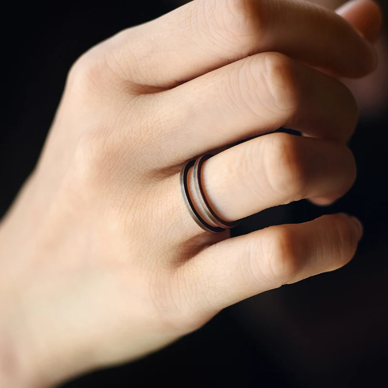 Handcrafted Copper Ring with a Unique Design