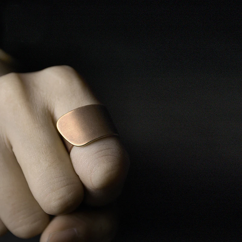 Hammered Hand Crafted Solid Copper Ring