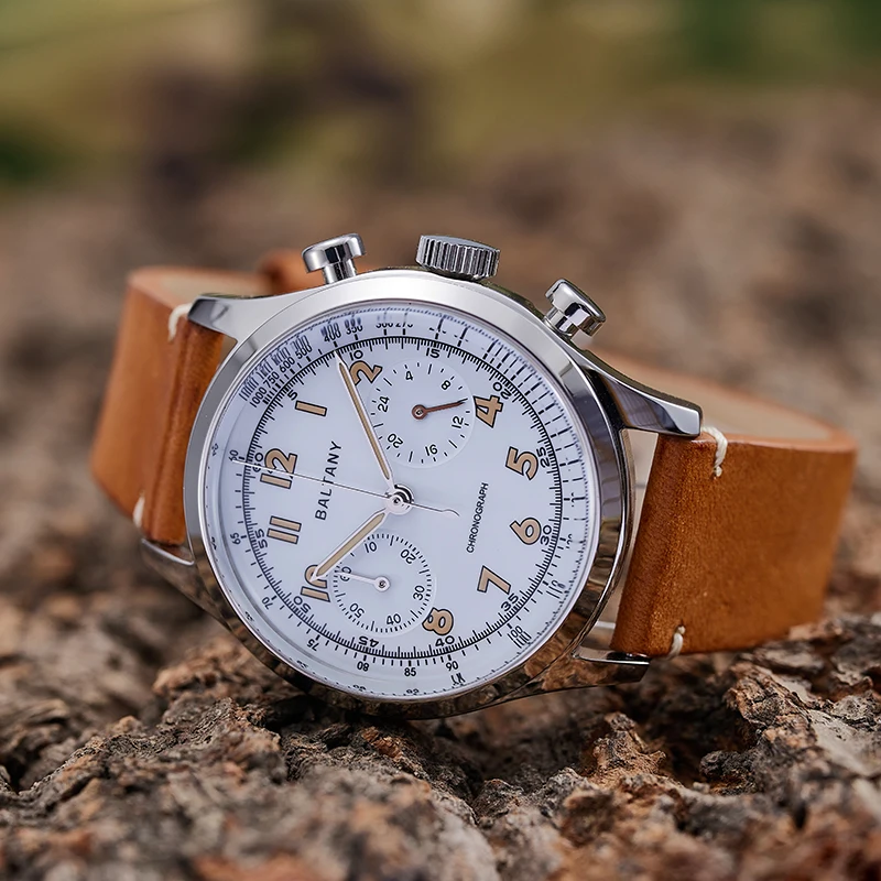 Baltany Retro 24 Hour Chronograph Quartz Watch
