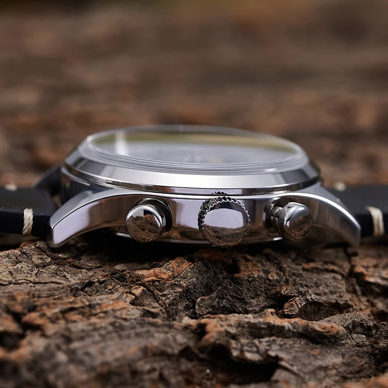 Baltany Retro 24 Hour Chronograph Quartz Watch