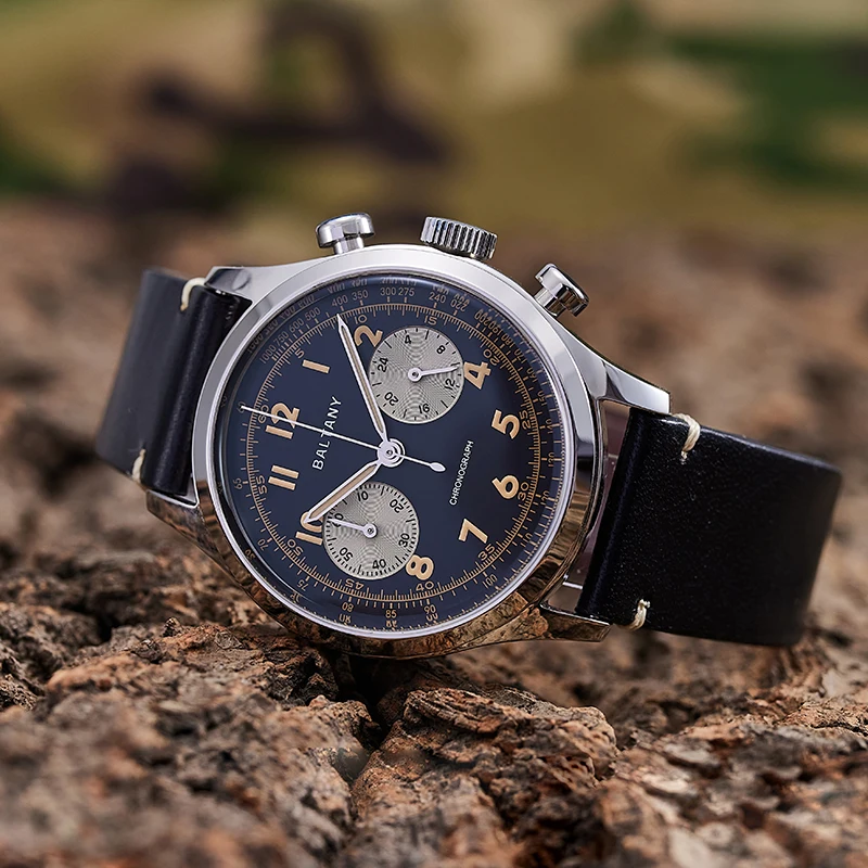 Baltany Retro 24 Hour Chronograph Quartz Watch