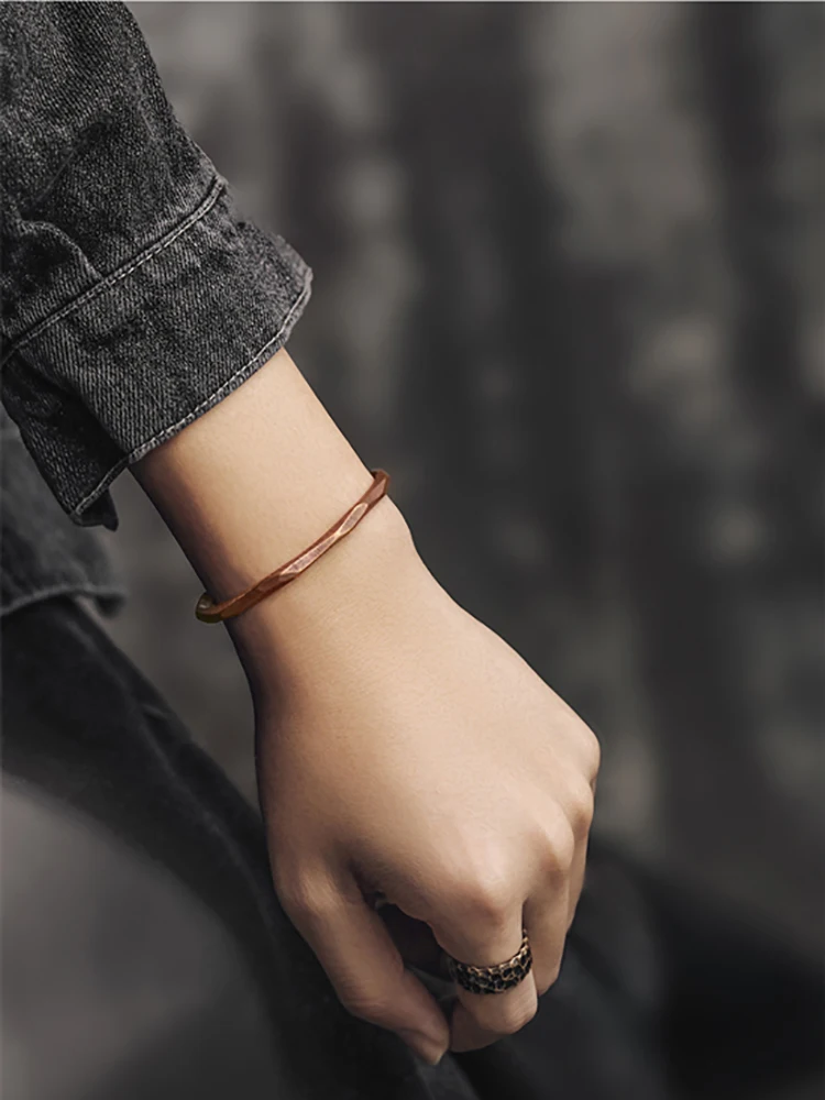 Handmade Pure Copper Cuff Bracelet