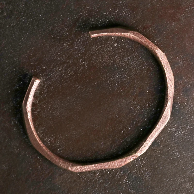 Handmade Pure Copper Cuff Bracelet