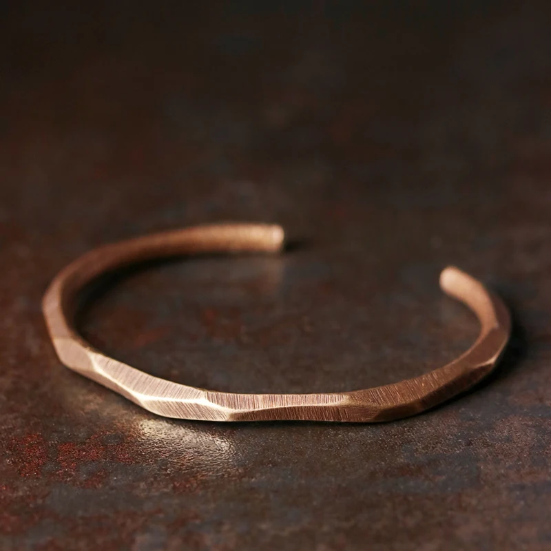 Handmade Pure Copper Cuff Bracelet