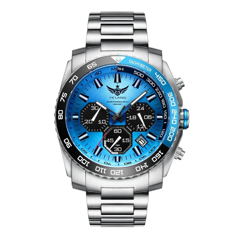 Yelang Watches Eco-Drive Solar T100 Luminous