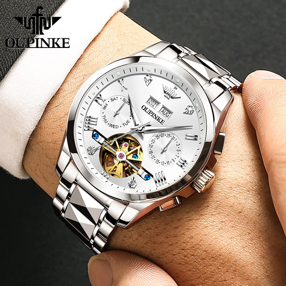 OUPINKE 3186 Luxury Men Automatic Mechanical Watch
