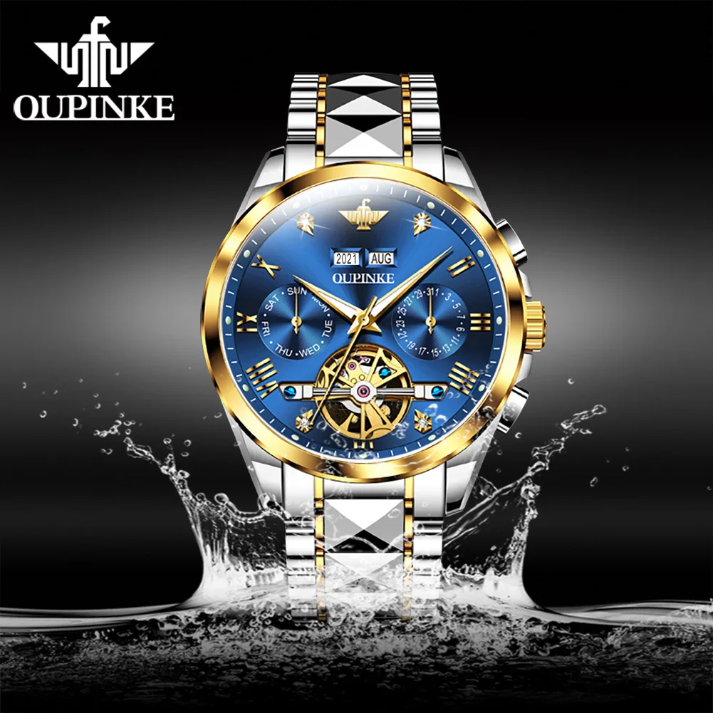 OUPINKE 3186 Luxury Men Automatic Mechanical Watch