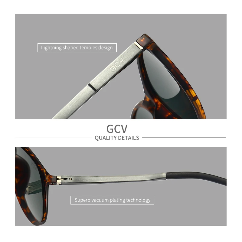 Designer Cat Eye Glasses Ultra Light TR90 Frame