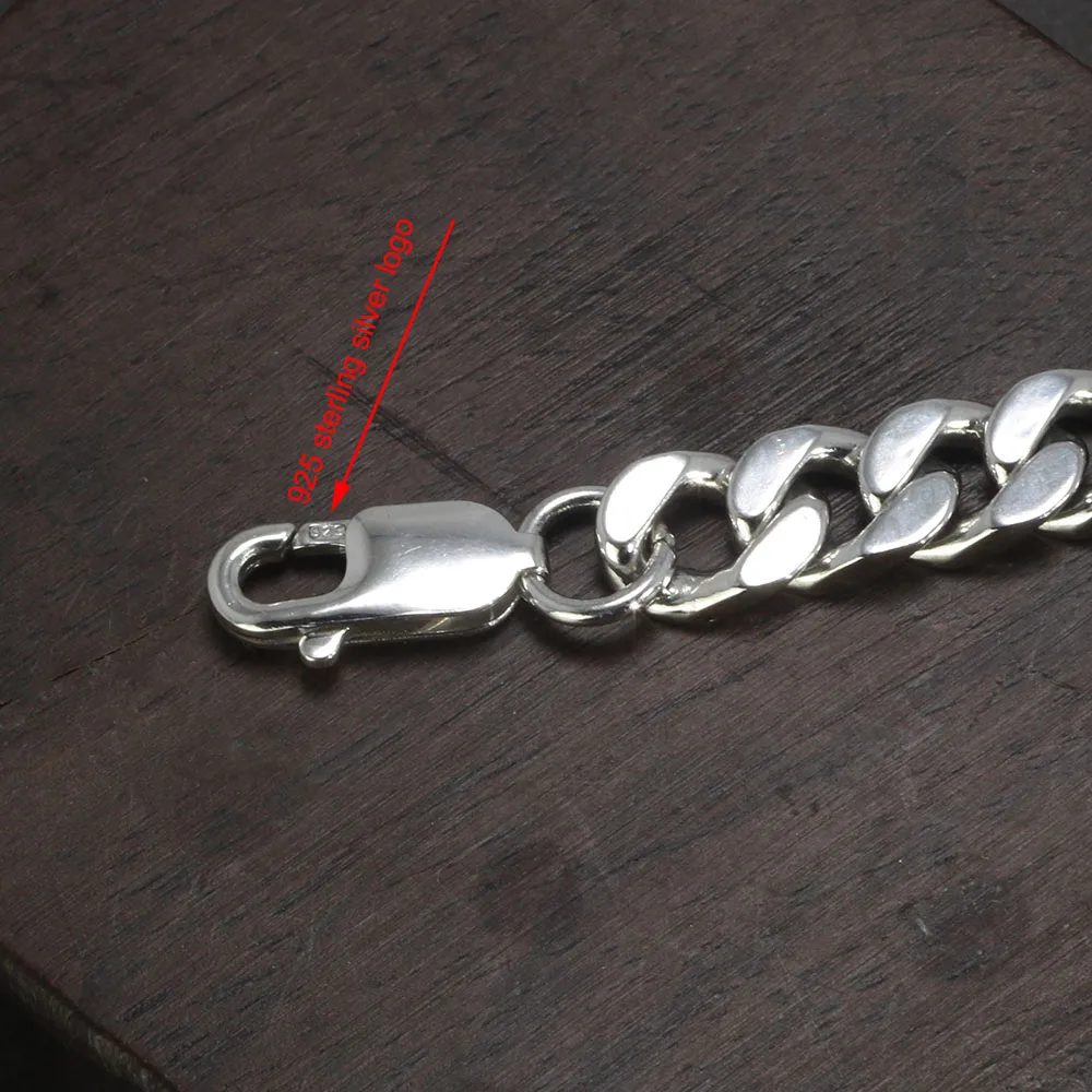 Silver Cuban Link Hip Hop Chains for Men and Women